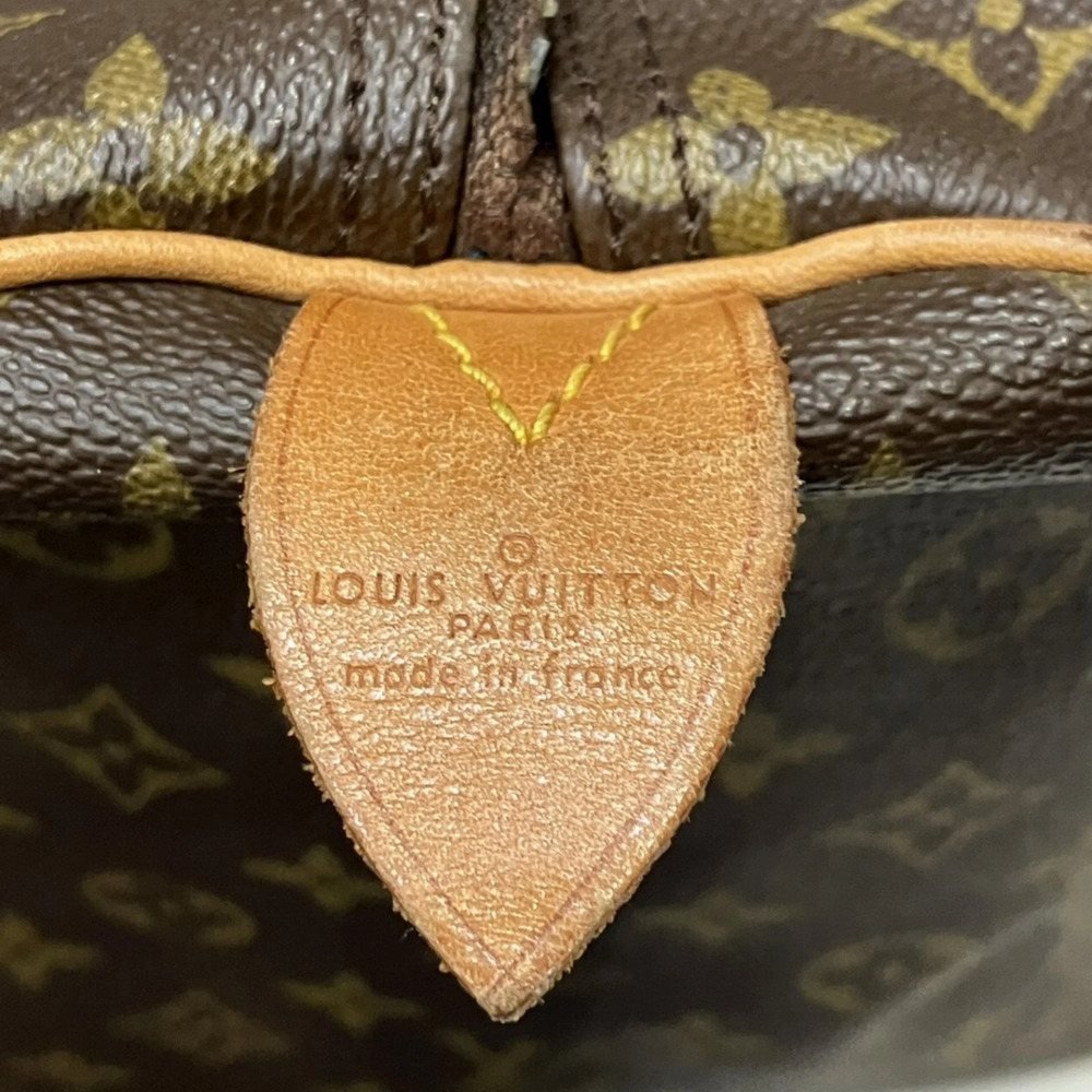LOUIS VUITTON Brown Monogram Canvas Keepall 60 Boston Bag - Picture 4 of 9